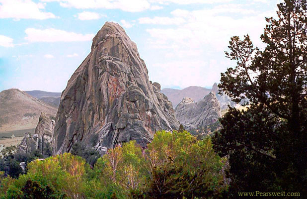 City of Rocks has rock climbing , hiking , 
birds sounds , and scenic overlooks.